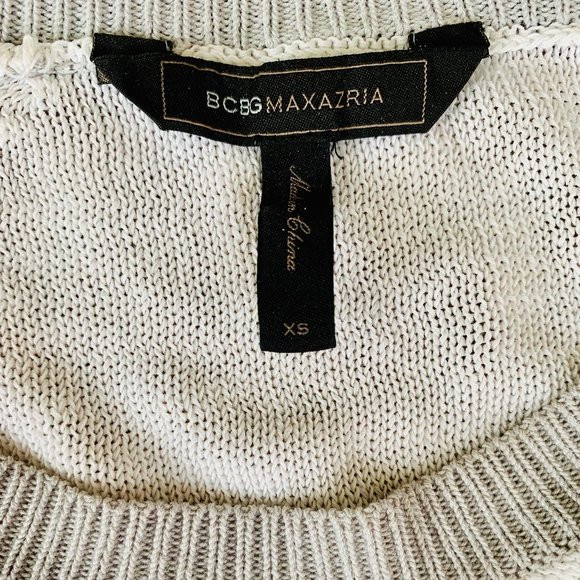 SOLD IN BUNDLE BCBG LAUREL SPRING STRIPED TOP - Picture 3 of 3